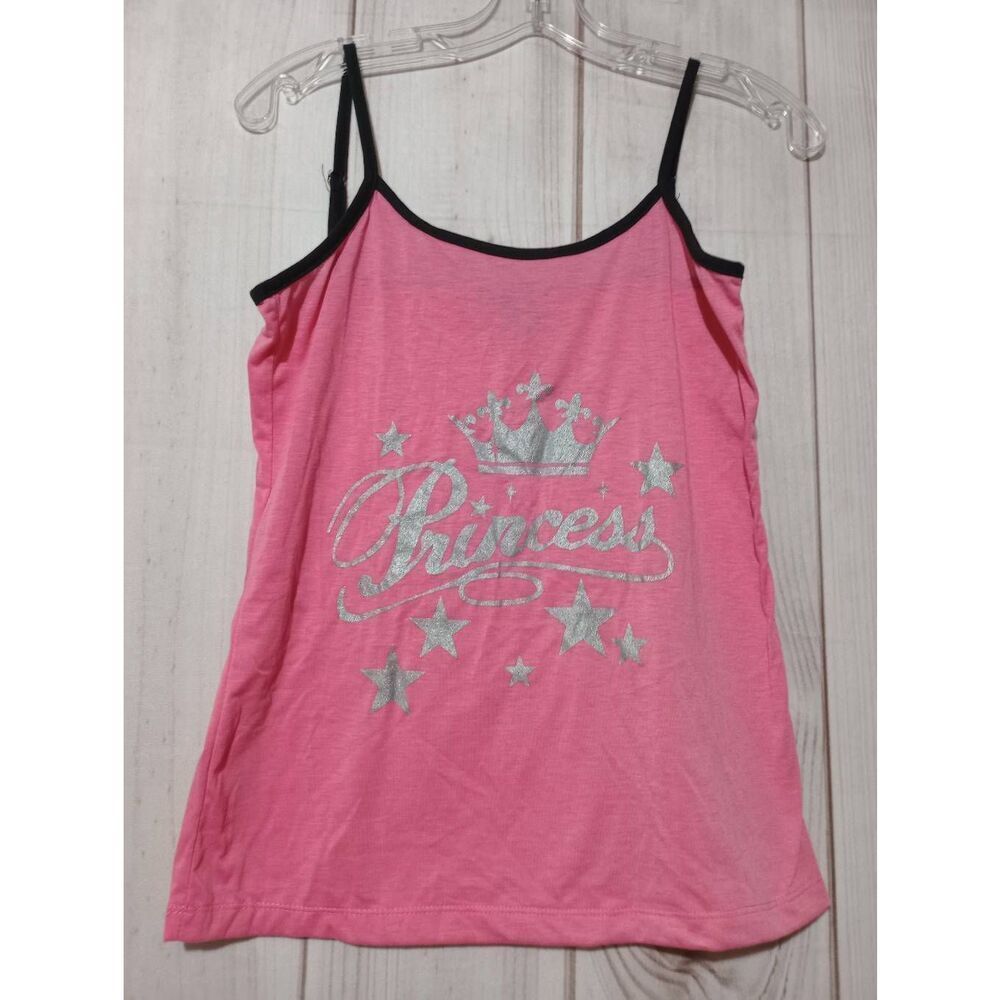 Inteco Shirt‎ Junior Medium Pink Princess Tank Top
